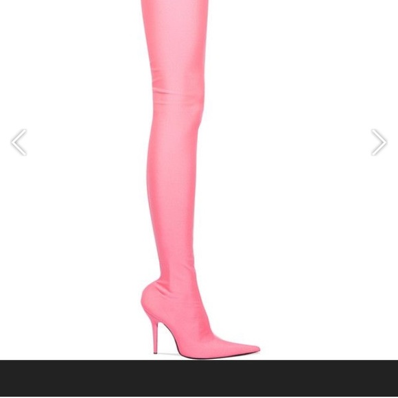 thigh high balenciaga boots